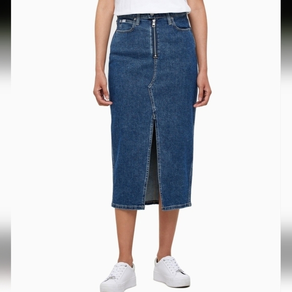 NWT Calvin klein denin skirt Sz 29 - Picture 16 of 16